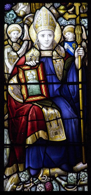 영국의 사도 캔터베리의 성 아우구스티노_photo by Lawrence OP_in the Downside Abbey Church of St Gregory the Great in Stratton-on-the-Fosse_England UK.jpg